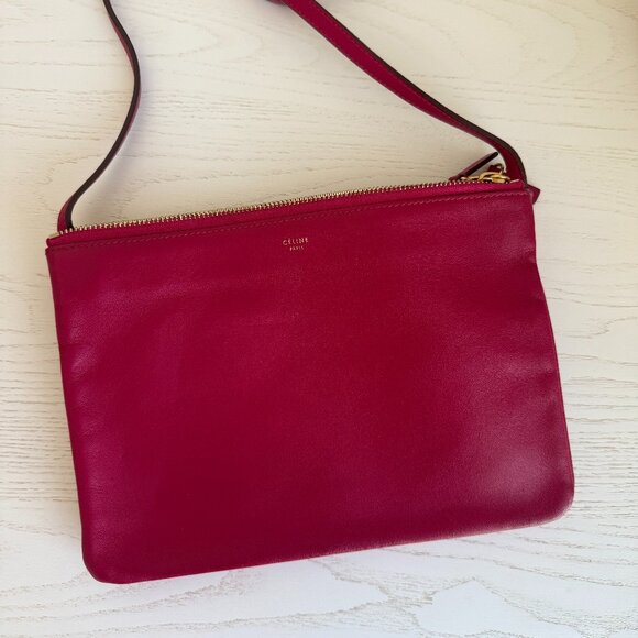 Celine Pink Large Trio Bag - Picture 1 of 4